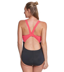 EQ Swimwear Women's Color Block Maternity One Piece Swimsuit