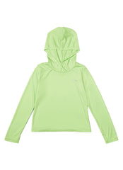 Speedo Girl's Hooded Swim Tee (Little Kid,Big Kid)