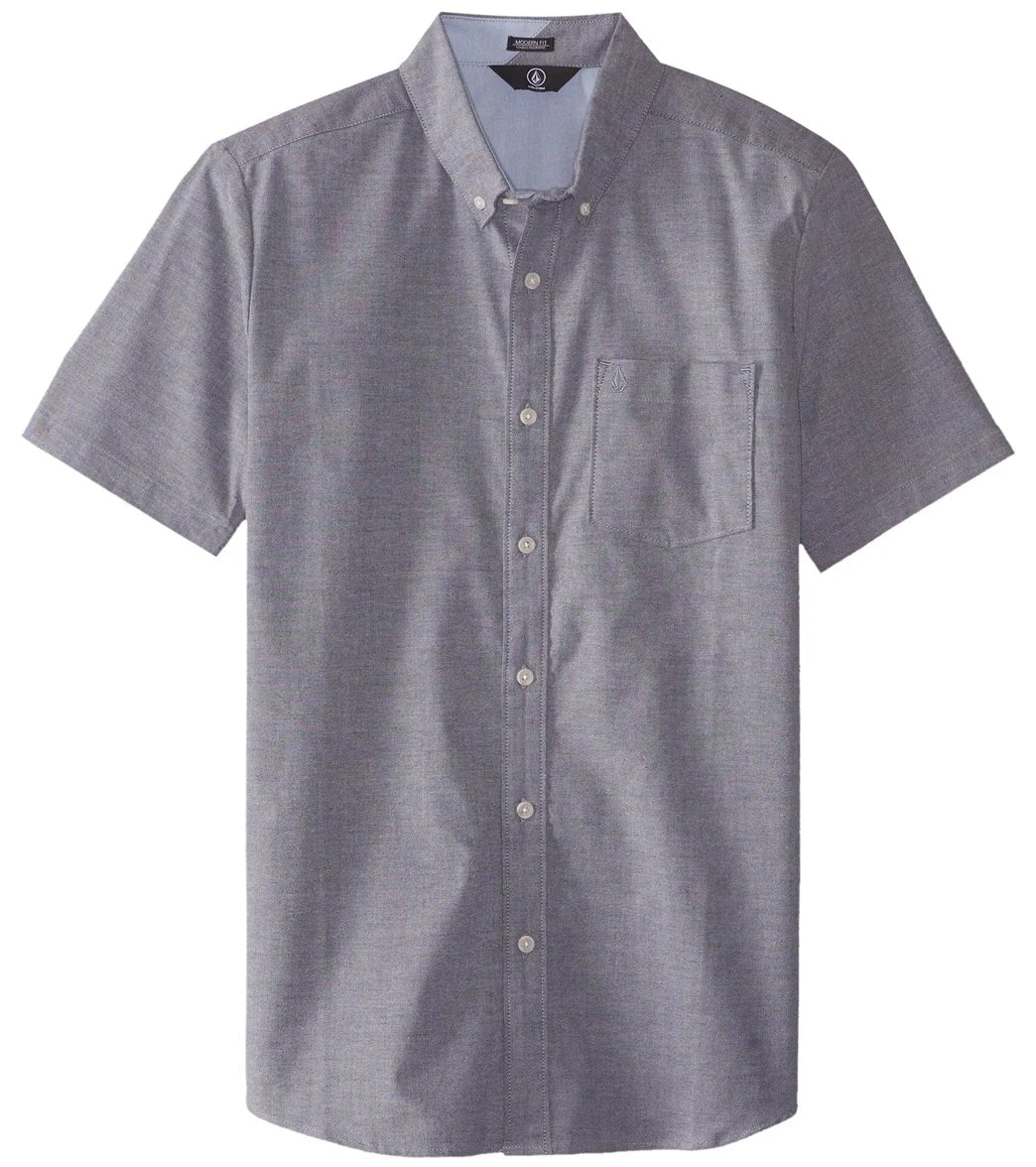 Volcom Men's Everett Oxford Short Sleeve Shirt