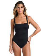 La Blanca Women's La Blanca Luxe Square Neck One Piece Swimsuit