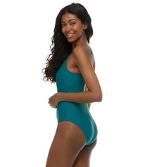 Body Glove Women's Smoothies Skylar Zip One Piece Swimsuit