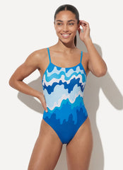 Sporti Wave Hello Micro Back One Piece Swimsuit (26-40)