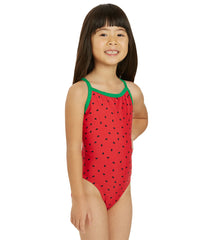 Sporti Watermelon Thin Strap One Piece Swimsuit Youth (22-28)
