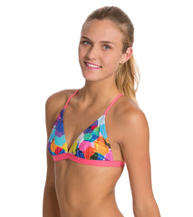 Speedo Poly Gone Tie Back Swimsuit Top