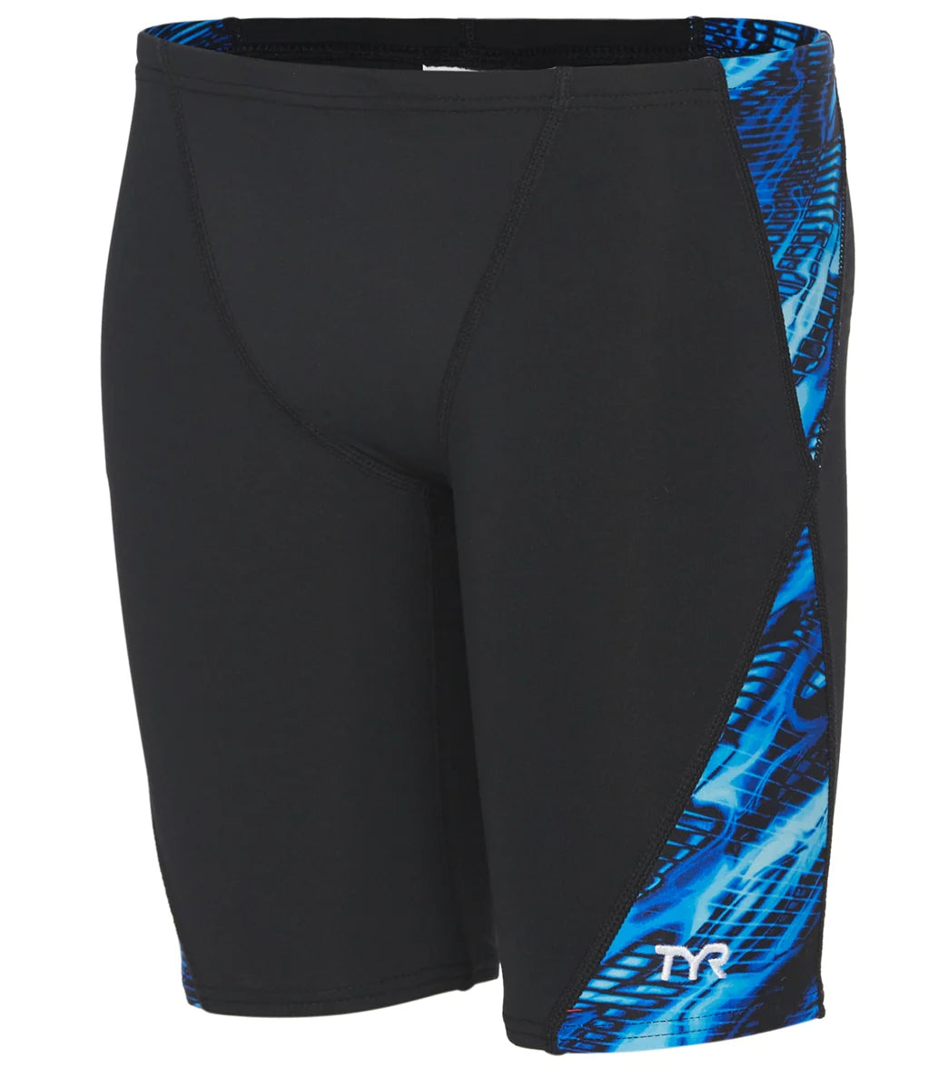 TYR Boys' Cadence Blade Splice Jammer Swimsuit