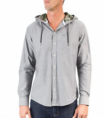 Hurley Men's Ace Hooded L/S Oxford