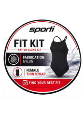 Sporti Nylon Team Thin Strap One Piece - Fit Kit