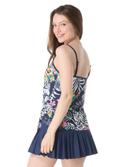 Beach House Women's Indigo Jungle Bridget Tankini Top
