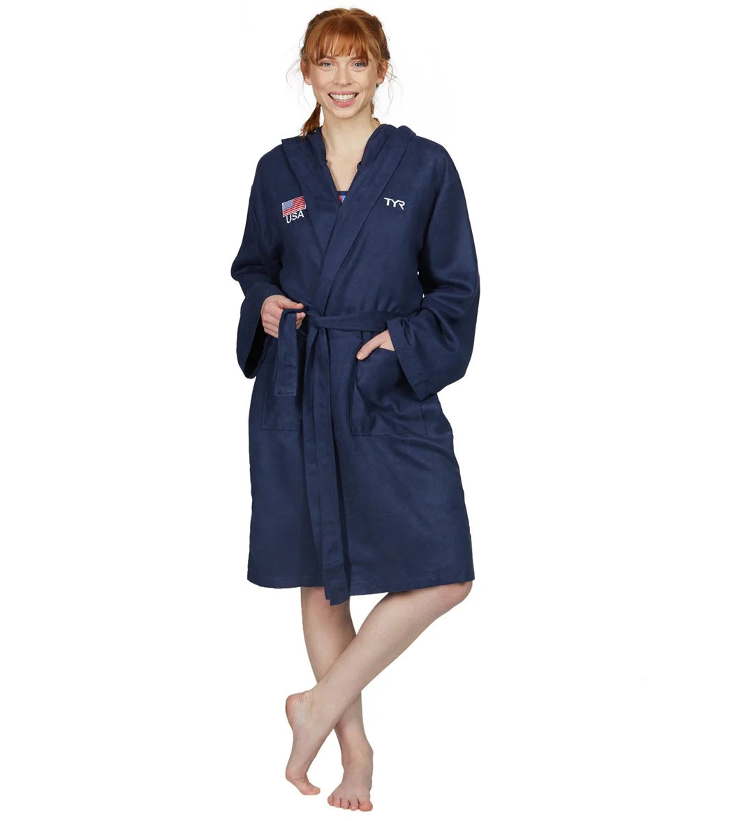 TYR Unisex USA Water Polo Robe