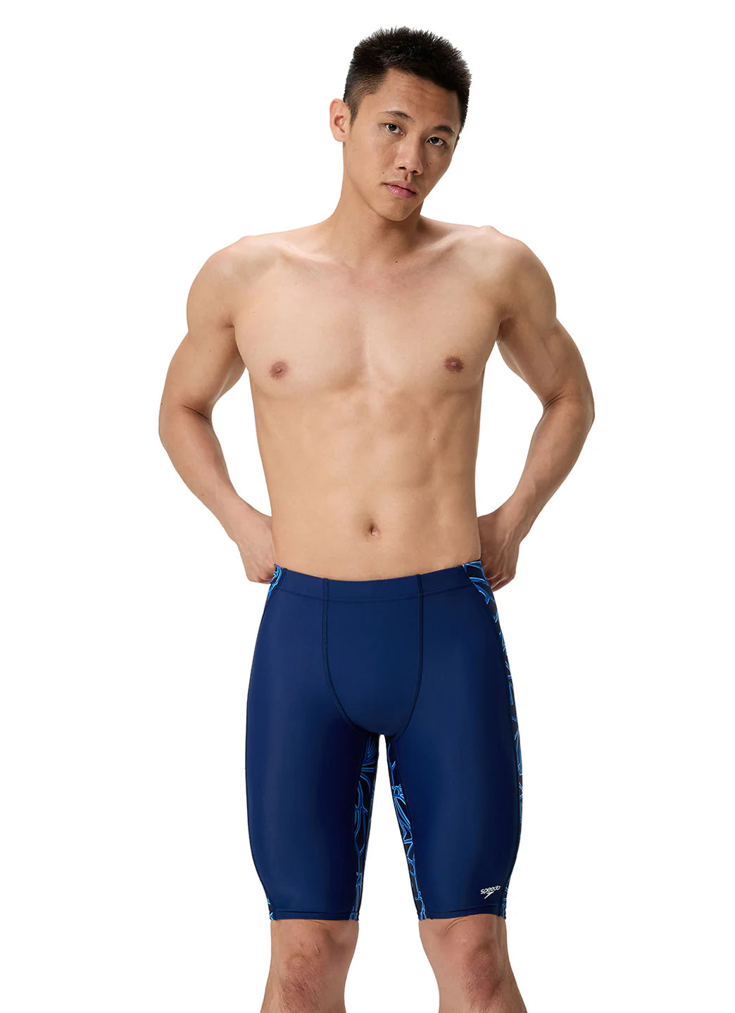 Speedo Men's Petal Polygon Jammer Swimsuit