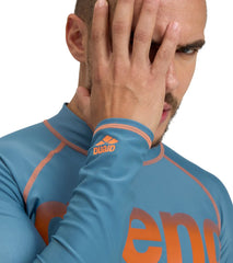 Arena Men's Graphic Long Sleeve Rashguard
