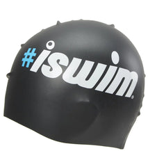 iSwim Hashtag Silicone Swim Cap