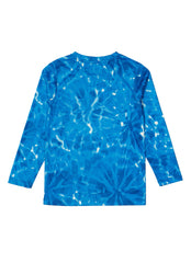 Speedo Boy's Long Sleeve Printed Swim Shirt (Little Kid, Big Kid)