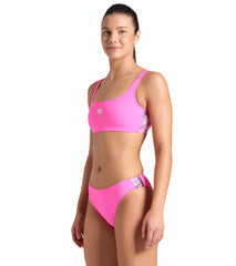 Arena Women's Icons Solid Bralette Two Piece Swimsuit Set