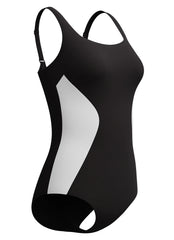 Speedo Women's Contour Color Block One Piece Swimsuit