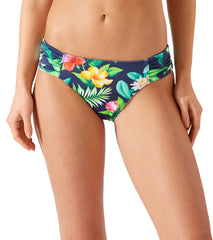 Tommy Bahama Women's Tropi-Calling Reversible Side Shirred Bikini Bottom