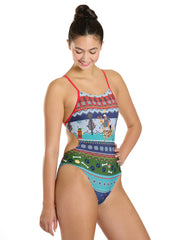 Sporti Granny Sweater Pawliday Cheer Micro Back One Piece Swimsuit (26-40)