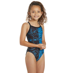 Sporti x aLILscribble Limited Edition Divide Thin Strap One Piece Swimsuit Youth (22-28)