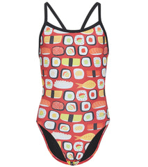 Sporti Sushi Thin Strap One Piece Swimsuit Youth (22-28)