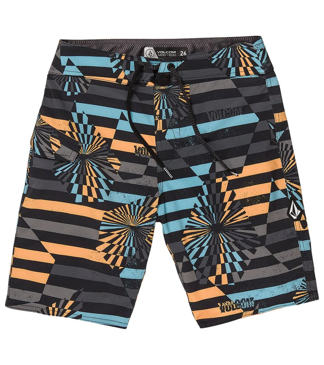 Volcom Boys' Mod Stone Stripe Boardshorts (Toddler, Little Kid)