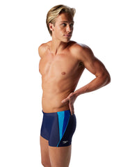 Speedo Men's Fitness Splice Square Leg Swimsuit