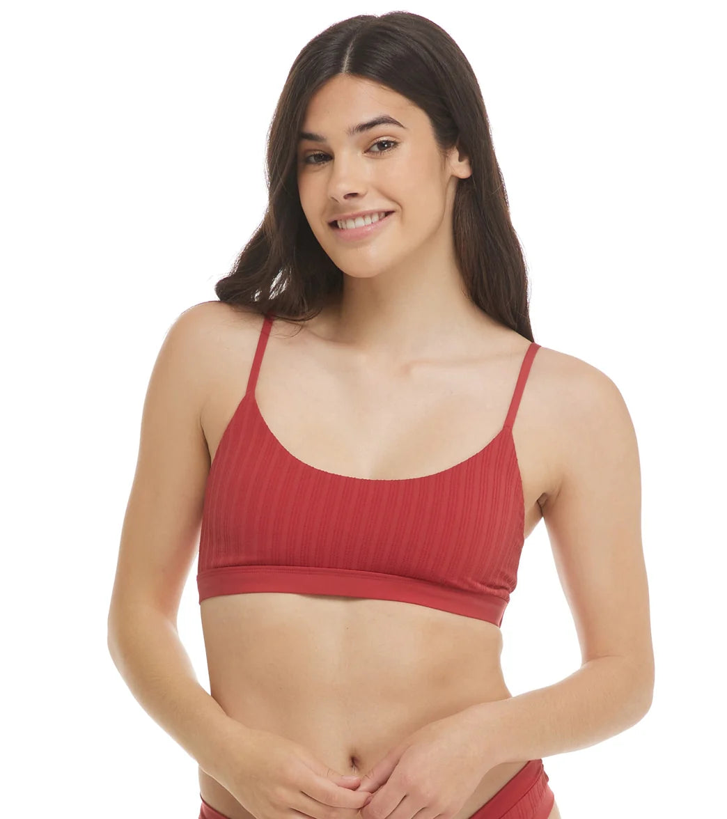 Body Glove Women's Senses Aro Ribbed Bralette Bikini Top