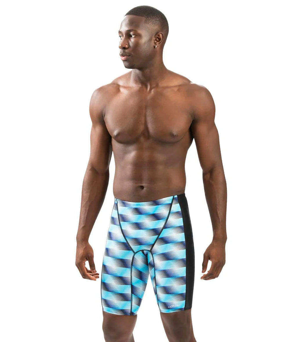 Dolfin Men's XtraSleek Eco Sonar Print Spliced Jammer Swimsuit