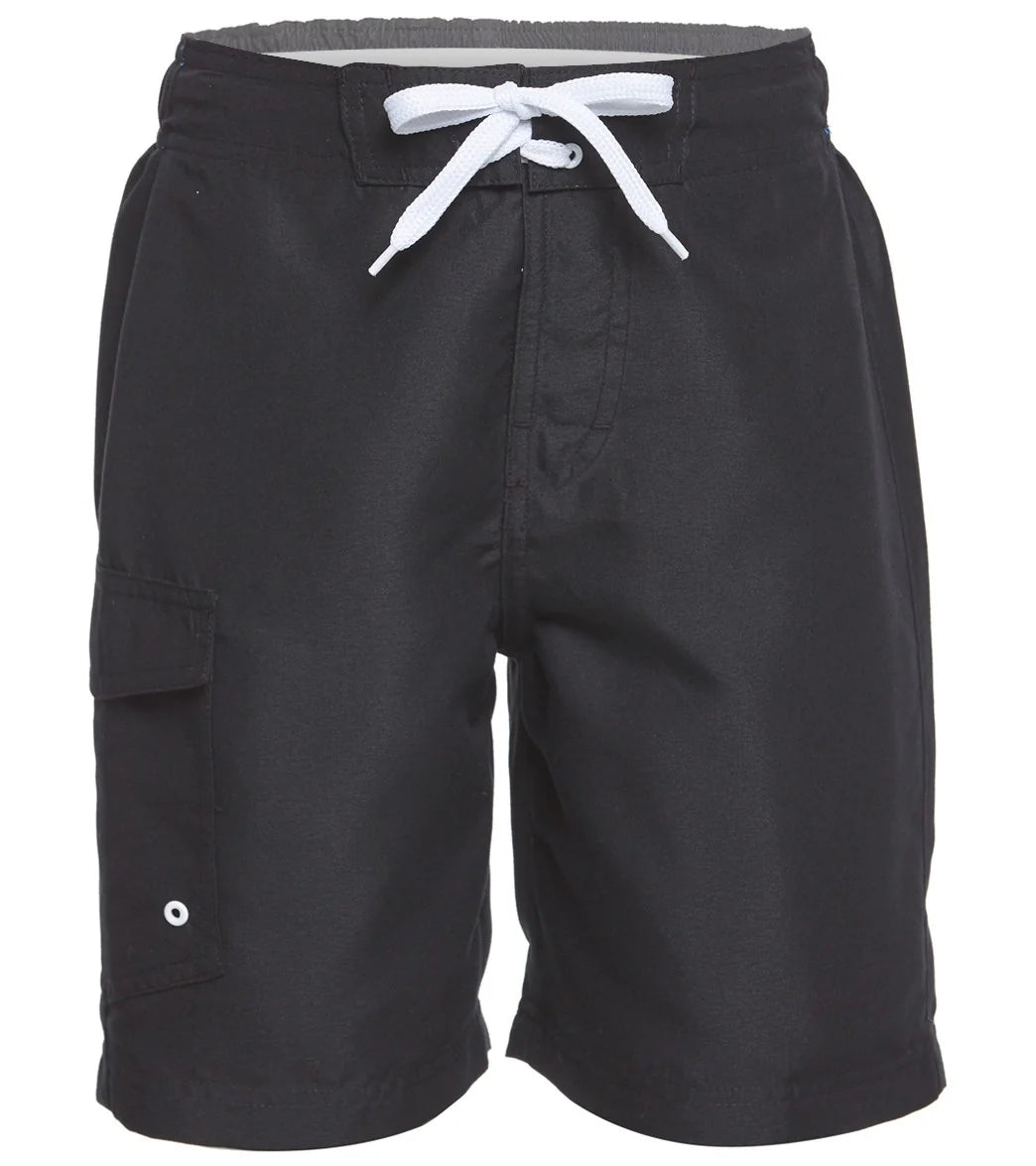Sporti Boys' Solid E-Board Short (4-16)