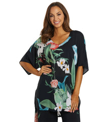 Jantzen Women's Botanical Beauty Celia Tunic Cover Up