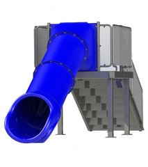 Spectrum Single Flume Right Rear Stair Pool Slide