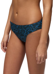 prAna Women's Mallorca Black Seaweed Reversible Bikini Bottom