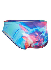 Turbo Men's Multi Bright Water Polo Brief