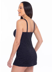 Krinkle by Penbrooke Women's Chlorine Resistant  Swim Dress