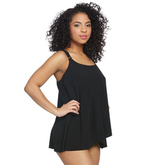 Miraclesuit Razzle Dazzle Dazzle Underwire Tankini Top (DD Cup)