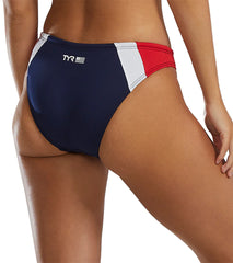 TYR Women's USA Classic Full Coverage Bikini Bottom