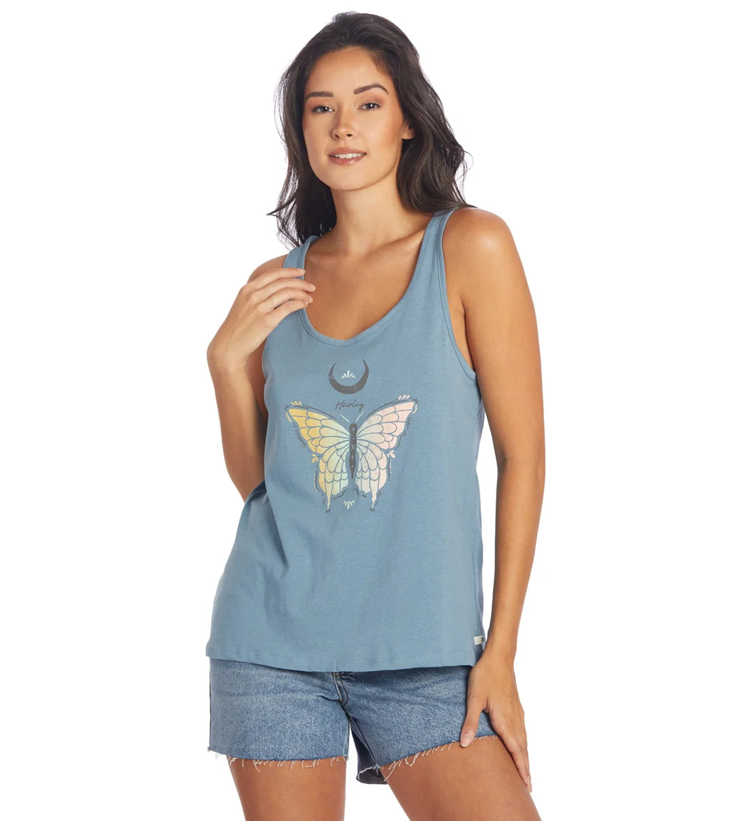 Hurley Women's Flutter Washed Racerback Tank