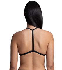 JOLYN Women's Hailey Triangle Y Back Detail Bikini Top