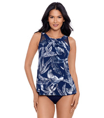 Miraclesuit Women's Tropica Toile Ursula Tankini Top Tankini Top