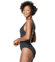 Speedo Active Women's Ribbed One Piece Swimsuit