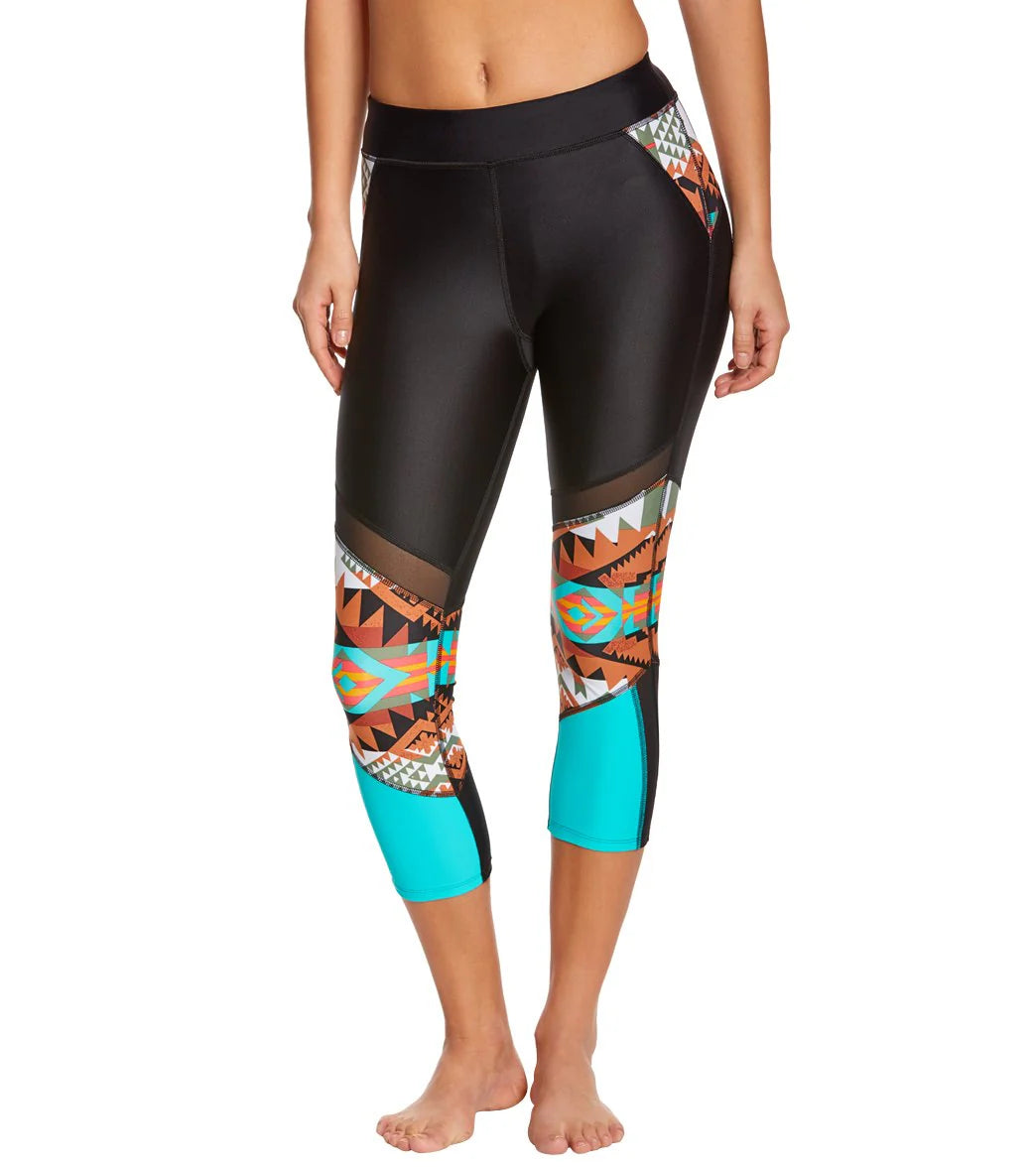 Body Glove Women's Terra Tsumani Capri Swim Tight