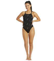 TYR Women's Cascading TYR Print Diamondfit One Piece Swimsuit