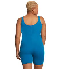 Sporti Plus Size HydroLast Chlorine Resistant Scoop Back Unitard One Piece Swimsuit