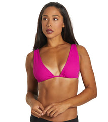 Hurley Women's Baby Rib Tall Triangle Bikini Top