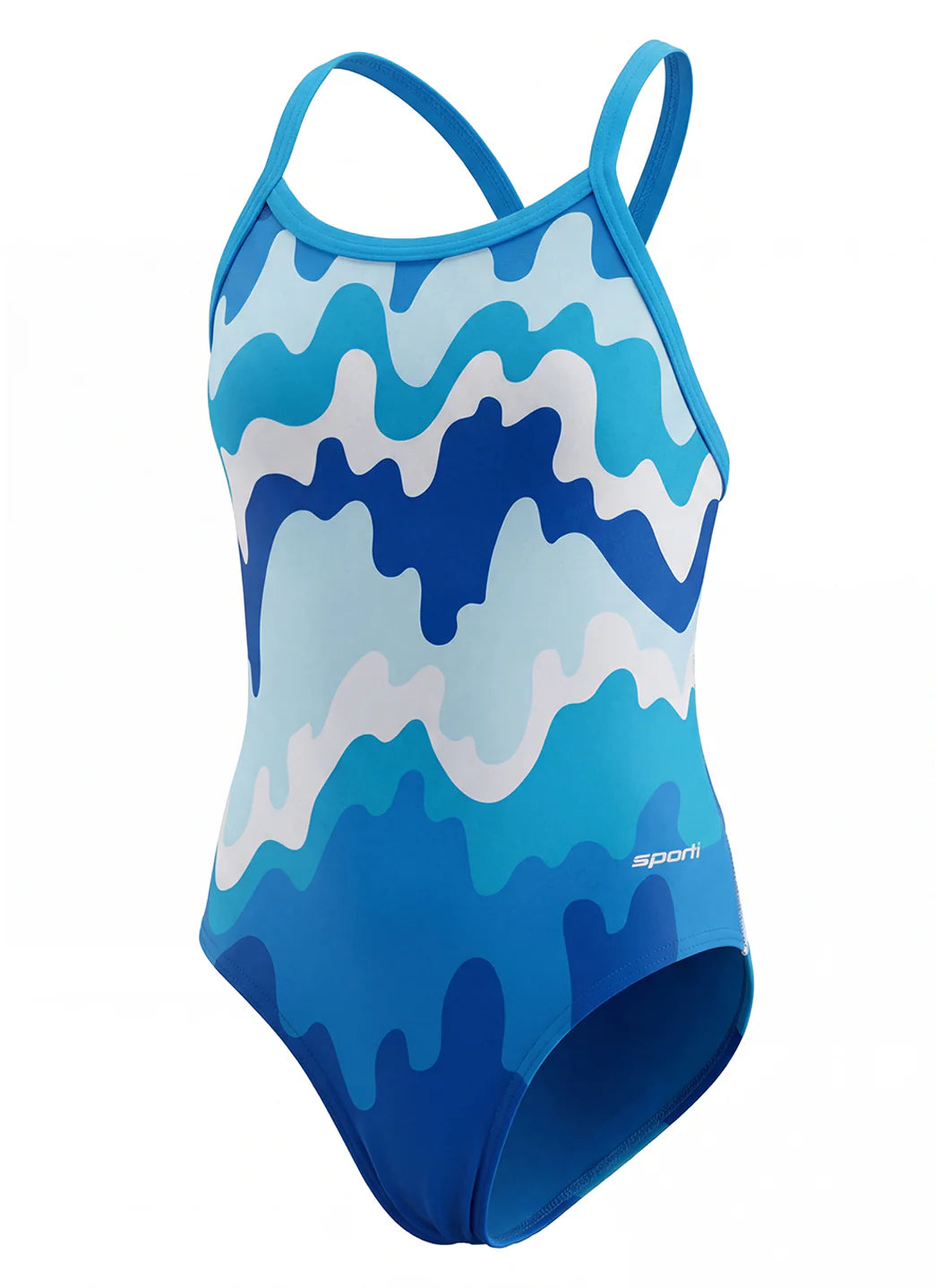 Sporti Wave Hello Thin Strap One Piece Swimsuit (22-44)