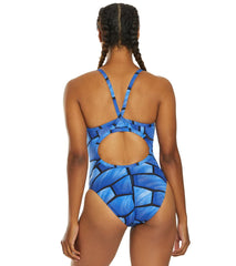 Speedo Endurance+ Women's Shell Shock Flyback One Piece Swimsuit
