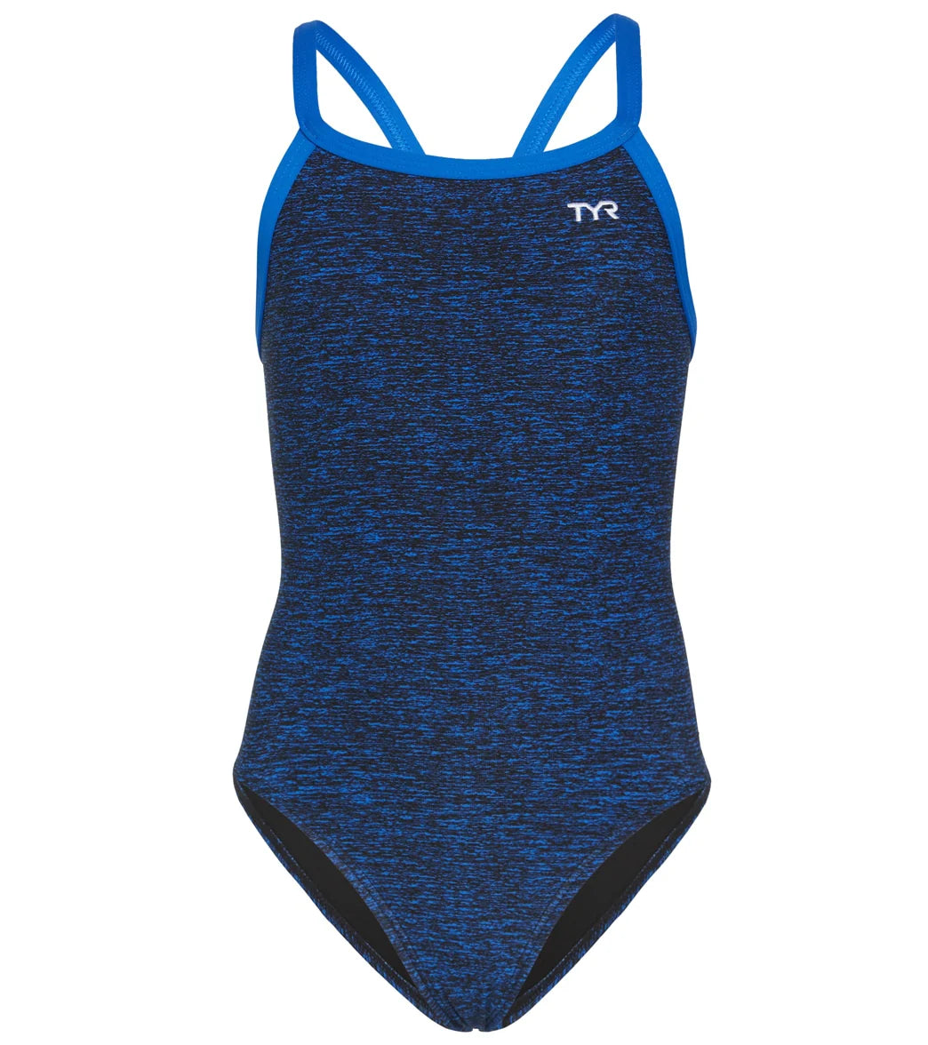 TYR Girls' Lapped Diamondfit One Piece Swimsuit