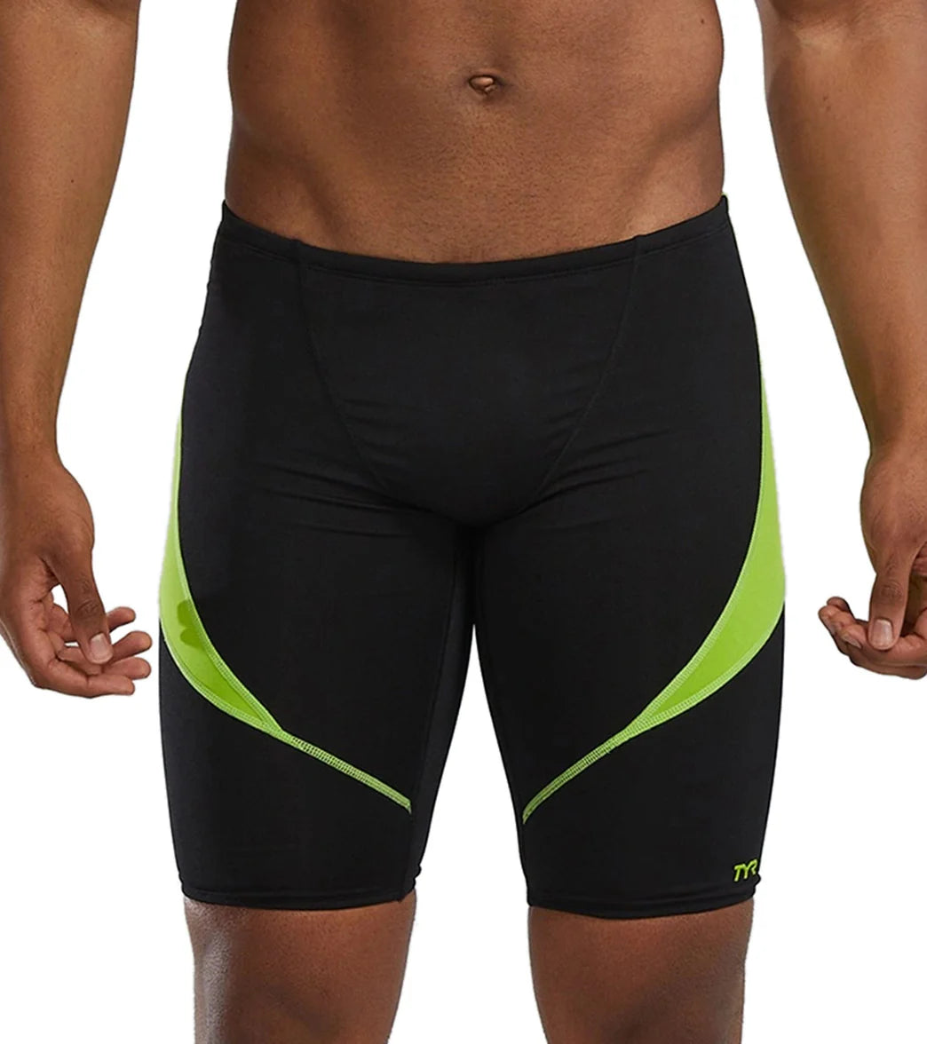 TYR Men's Solid Curve Splice Jammer Swimsuit
