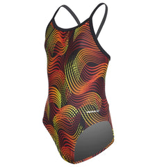 Sporti Polyester Cosmos Thin Strap One Piece Swimsuit Youth (22-28)