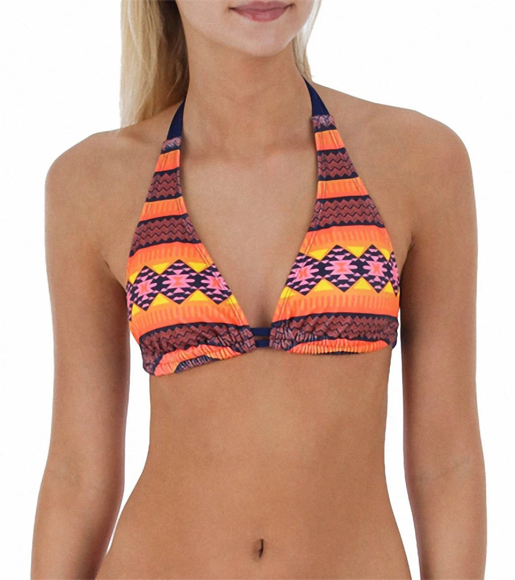 Hurley Swim Mayan Stripe Halter Top