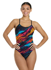 TYR Women's Magmata Durafast Elite Cutoutfit One Piece Swimsuit